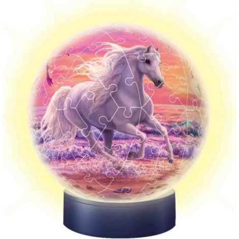 Puzzle 3D Luminos Cal Pe Plaja, 72 Piese - imagine 8